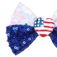 thumbnail image 6 of Zanarzt Toddler Bows Holiday Bow Hair for Girls Independence Day 4th of July Hair Bows Clips Blue,3-12 Years, 6 of 6