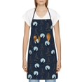 thumbnail image 3 of Sikiie Night Forest Wolf Aprons for Kitchen Cooking Aprons, Chef Apron for Men Women Chef, 3 of 7