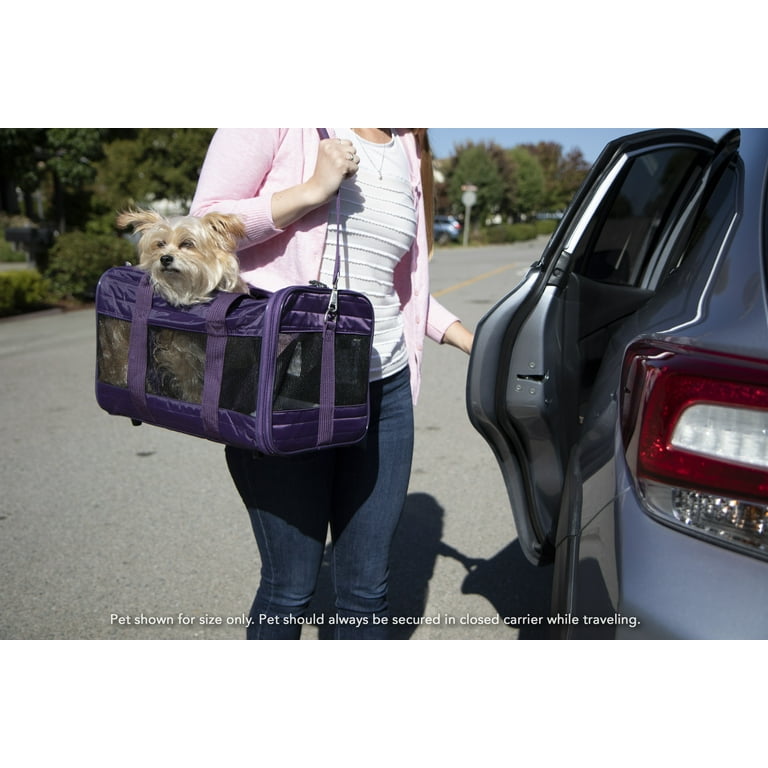 Sherpa Original Deluxe Airline Approved Pet Carrier, Purple