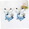thumbnail image 5 of FONWILYO 2Pcs Unique Car Scent Clips Blue Butterfly Shaped Alloy Car Air Freshener For Car Use, 5 of 5