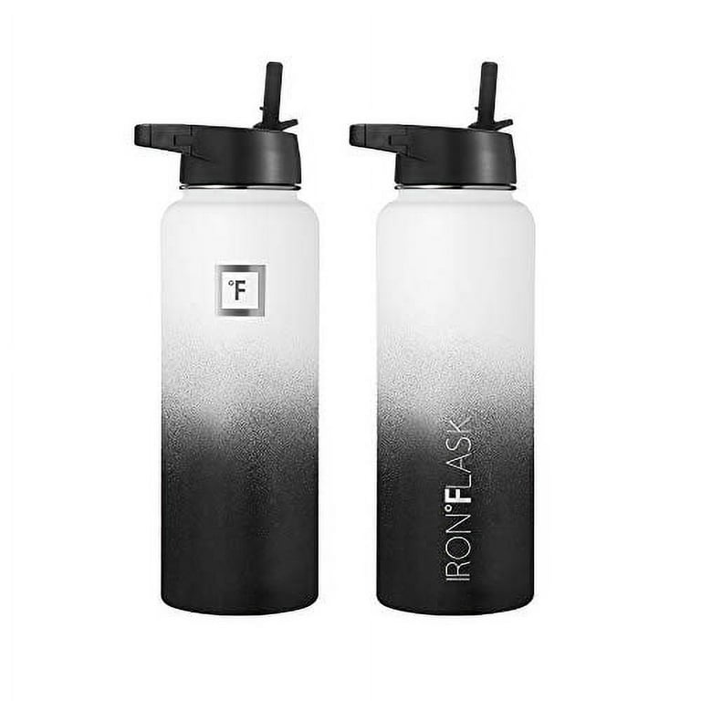 CapCut The Iron Flask 40oz sports water bottle comes with 3 lids and