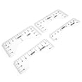 thumbnail image 1 of LAFGUR T‑Shirt Alignment Guide,4PCS T-Shirt Ruler Guide Alignment Tool For Adult Youth Toddler Infant Garment Measuring Ruler Transparent,T‑Shirt Ruler, 1 of 8