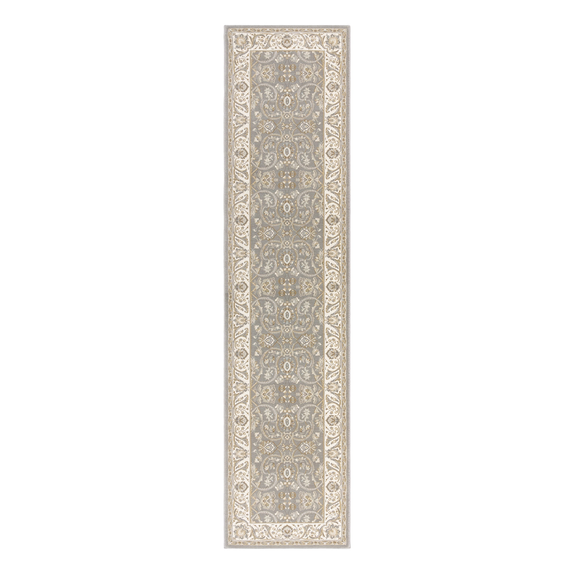 Gertmenian Majestic Croft Traditional Floral Gray Indoor Area Rug, 9x13