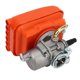 thumbnail image 2 of 19mm Motorized Bicycle Carburetor Metal Alloy for 2 Stroke Engine Motorized Bicycle Bike 48cc 49cc 50cc 60cc 66cc 80cc, 2 of 5