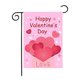 thumbnail image 4 of Bandera para puerta de jardín al aire libre, patio, césped, fuente, feliz día de San Valentín, 45 x 30 cm Estilo G, 4 of 8