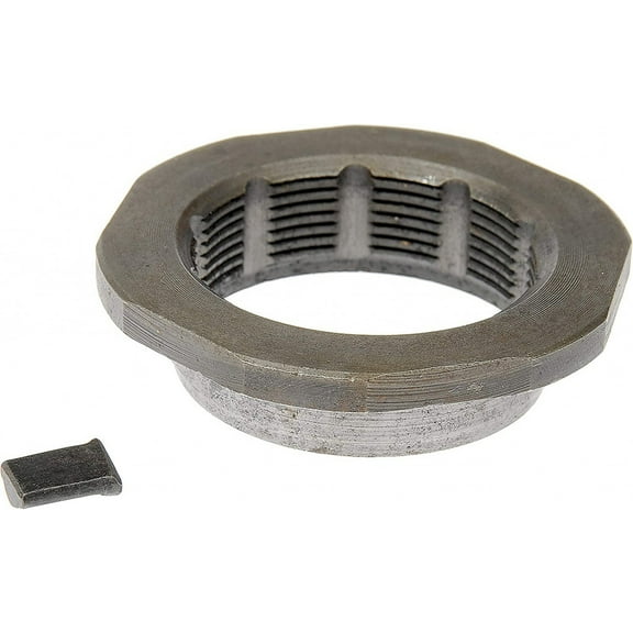 KarParts360 For Ford Ranger 1990-1997 Locking Hub Nut and Wedge | Alloy Steel | Chrome | 1-5/8 Inches By 16 Thread Size | Replacement For F3TZ3N105-A