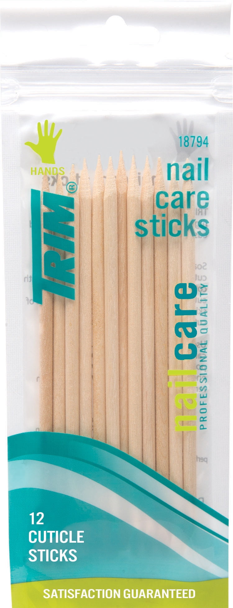 Trim Nail Care Sticks with Pouch, 12 Ct