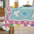 thumbnail image 4 of Easter Rectangle Tablecloth 60 x 104 Inch, Colorful Pastel Easter Eggs Decorative Table Cloth Dining Table Cover, Spring Dinner Party Picnic Decoration, 4 of 6