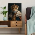 thumbnail image 5 of Qisvanset Framed Canvas Wall Art, 12x16 Inch Crown Leopard Luxurious Elegant Home Wall Art, 5 of 5