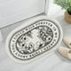 thumbnail image 4 of Alfombra antideslizante para piso Resistente a la transpirabilidad Felpudo Interior Suave y ecológico Alfombra de Lavable a Agarre Óvalo, 4 of 9