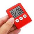 thumbnail image 4 of Uxcell Digital Timer,1pack Small Count Down/UP Clock with Magnetic,Kitchen Timer Red, 4 of 5