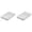 White(2PCS), variant on Silverware Organizer,Silverware Holder for Kitchen Drawer and Countertop,Plastic Cutlery and Flatware Silverware Storage Box for Spoons Forks Knives Holder Case,Cutlery Drawer Organizer,6.9"x10.7"