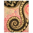thumbnail image 4 of Hand-tufted Wool Black Contemporary Abstract Paisley Rug, 4 of 9