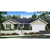 House Plan Gallery - HPG-1310 - 1,310 sq ft - 3 Bedroom - 2 Bath Small House Plans - Single Story Printed Blueprints - Simple to Build (5 Printed Sets)