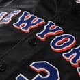 thumbnail image 4 of Men's Mitchell & Ness Mike Piazza Black New York Mets Big & Tall Cooperstown Mesh Batting Practice Jersey, 4 of 7