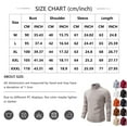 thumbnail image 3 of Men's Turtleneck Pullover Sweater Long Sleeve Slim Fit Solid Knit Top, 3 of 4