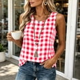 thumbnail image 4 of BUIGTTKLOP Womens Cotton Linen Tank Tops Summer Casual Crew Neck Sleeveless Top Loose Fitted Basic Tunic Shirts 2026, 4 of 8