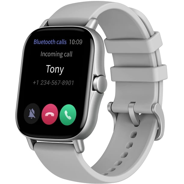 Smartwatch Amazfit Gts 2 Grey Fashion Llamadas por Bluetooth Reloj Inteligente 1.65´´ 90 modos deportivos 5ATM Asistente Inteligente Por Voz Reproducir Músicas Conecta con la Salud Amazfit Gts 2 Grey