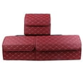 thumbnail image 2 of Car Trunk Organizer Box Large Capacity Auto Multiuse Tools Storage Bag Stowing Tidying Leather Folding For Emergency Storage Box, 2 of 6