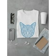 thumbnail image 3 of Cat Head With Electronic Circuit T-Shirt Men -Image by Shutterstock, Male x-Large, 3 of 4