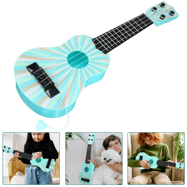 Plastic Guitar Education Ukulele Simulation Ukulele Plastic Instrument Kids Musical Learning Toy
