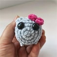 thumbnail image 4 of Gifts for Mom Tiktok Sad Hamster Meme Bow Keychain with Sound Upgrade Hand-Knitted Sad Hamster Plush with Gift Box & Card for Women Girls Birthday Christmas, 4 of 9