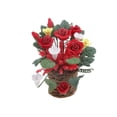 thumbnail image 3 of 1:12 casa de muñecas miniatura flores plantas para decoración de accesorios de jardín de hadas perfke Casa de muñecas en miniatura, 3 of 7