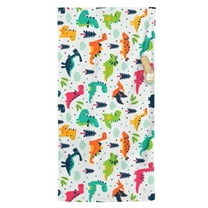 Beach Towel,Microfiber Beach Towel,Dinosaur Color Printed Quick Drying Beach Towel Bath Towel Wrap Towel Bath Towel Sand Proof,Absorbent Beach Blanket for Swimming,Sports,Gym 63x31.5 inch