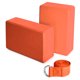 thumbnail image 1 of 2pcs bloques de yoga EVA 1pcs algodón correa de yoga bloques de estabilidad Carevas Bloque de yoga, 1 of 7