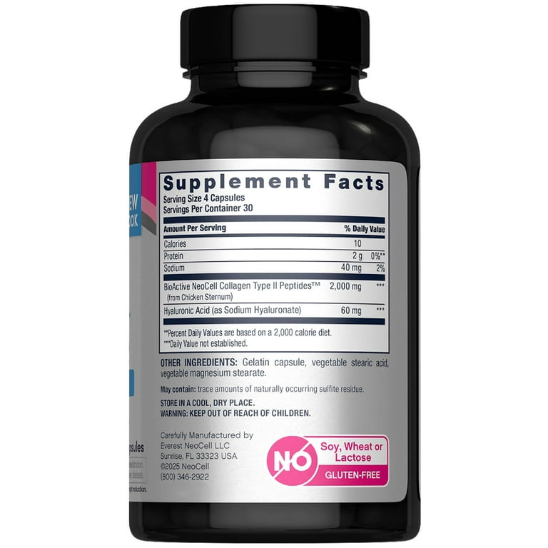 NeoCell Collagen Type 2 ImmuCell, Joint Support Supplement