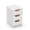 thumbnail image 2 of ‌Yatlte 3-Tier Mini Drawer Organizer - 5.1x3.5in Plastic Desktop Storage Box with Sliding Drawers for Office, Makeup & Jewelry, Dorm/Bathroom/Sink‌, 2 of 6