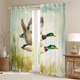 thumbnail image 2 of Manfei Country Mallard Blackout Curtains Set of 2 (52x84 Each),Rustic Farmhouse Cabin Window Curtains,Flying Animal Curtains and Drapes For Adults,Microfiber Bedroom Decor, 2 of 6