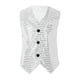 thumbnail image 1 of Gibobby Camisa&nbsp;Vaquera Chaleco sin mangas para fiesta de disfraces con y lentejuelas informales para niños y niñas(Plateado, 18-24 Meses), 1 of 5