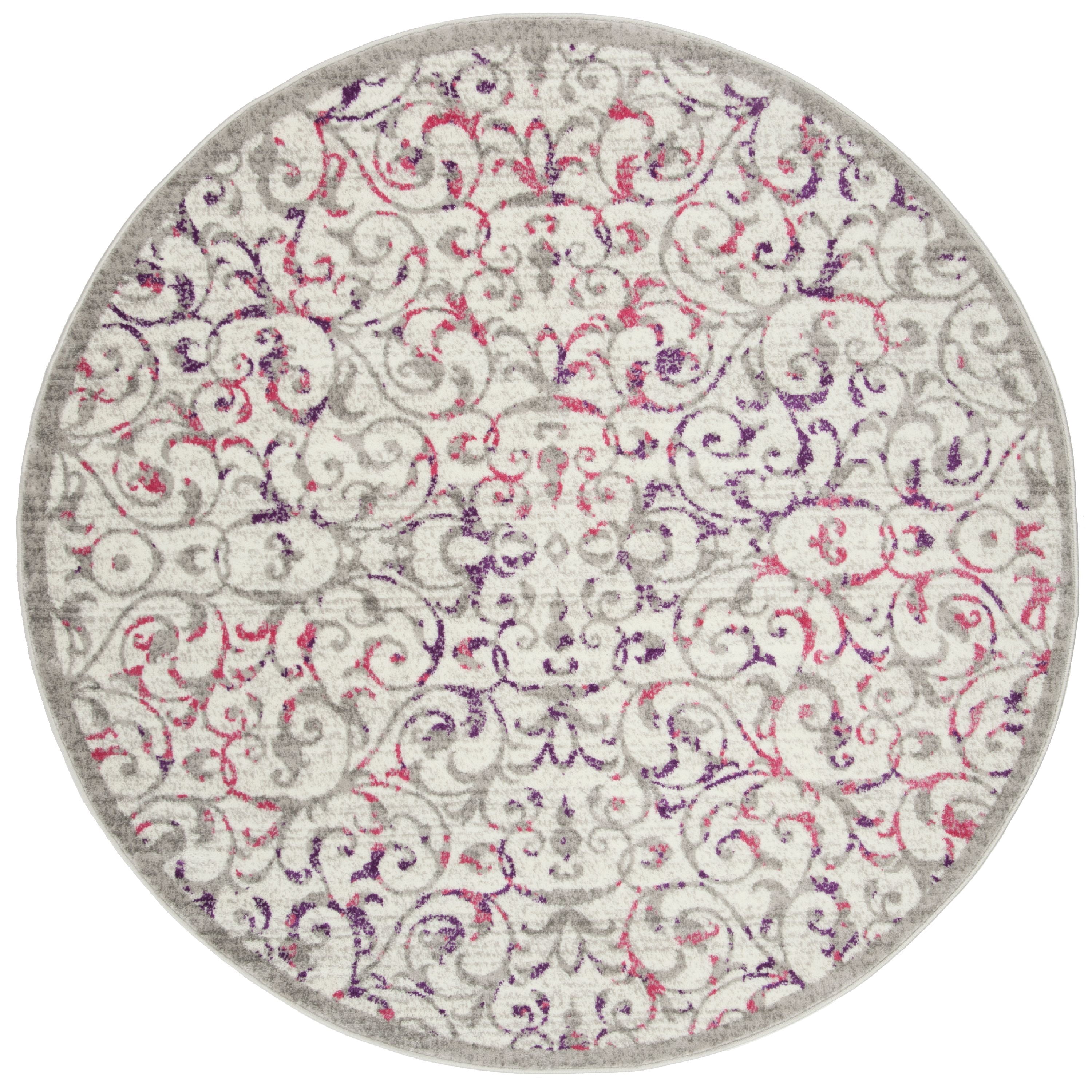 SAFAVIEH Skyler Collection SKY198F Ivory / Pink Rug