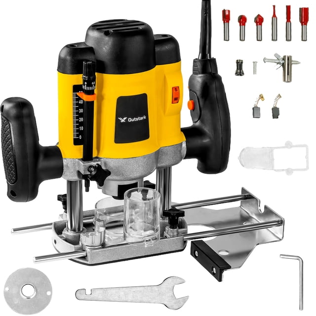 Router Madera Gutstark Home 1400w 6 Velocidades Profesional