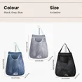 thumbnail image 4 of Plastic Bag Sundry Bag Organiser Hanging Wall Mounted Extractable Organiser Mesh Plastic Bag Washable Reusable Organiser Trash (grey), 4 of 7