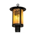 thumbnail image 2 of Meyda 90576 10 in. Fulton Winter Pine Post Mount, Bai Craftsman, 2 of 6