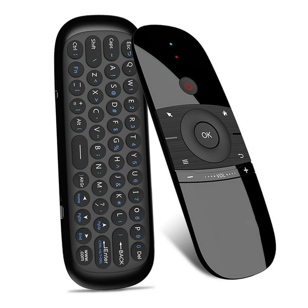børste kaskade svulst W1 2.4G Wireless Keyboard Remote Control Infrared Remote Learning 6- Motion  Sense w/ USB Receiver for Smart TV Android Laptop PC - Walmart.com