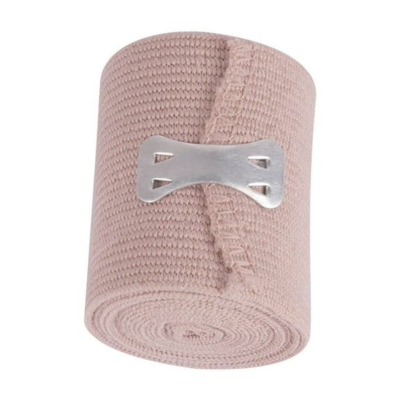 Taotanxi Compression Bandages with Clip Closure | Stretch Elastic Wraps for Foot, Ankle, Knee, Leg, Arm & Body, Muscle Sprains, Sports Injury, Edema & Wound Care (1.7x1.9")