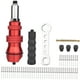thumbnail image 3 of Adaptador de remachadora de taladro Inserto automático Herramienta de tuerca de inserción roscada Herramientas eléctricas de Adaptador de pistola 1 juego y tuerca de taladro. CUTICAT accesorio de taladro de remache, 3 of 6