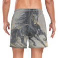 thumbnail image 4 of joogoo Men's Cool Horse Running Swim Trunks with Liner Pocket Beach Shorts X-Large, 4 of 9
