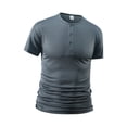 thumbnail image 6 of APEXFWDT Men's Muscle Fit Workout Shirts Short Sleeve Basic Athletic T-Shirts,L,Gray, 6 of 8