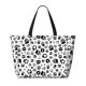 thumbnail image 2 of Fotbe Black Footprints Bolsa de Viaje para Playa - Resistente al Agua, Bolsa Tote de Gran Capacidad y Ligera con 7 Bolsillos para Mujeres y Hombres, 2 of 7