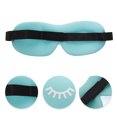 thumbnail image 3 of Unique Bargains 1 Pc Eyelash Pattern 3D Eye Mask for Rest for Travel Polyester Sponge Blue, 3 of 4
