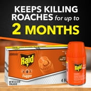 Raid Concentrated Deep Reach Pest Killer & Roach Fogger, 1.5 fl oz, 4 Count