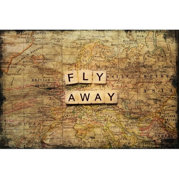 Marmont Hill "Fly Away 2" Sylvia Cook Painting Print on Canvas