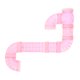 thumbnail image 4 of Túnel de Hámster Tubería Tubo DIY Accesorios Colocar Jaula Casa de Mascota Conveniente Cómodo - rosado, tal se describe SM SunniMix Pet Hamster Tunnel External, 4 of 8