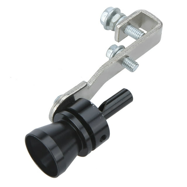 Turbo sonido silbato tubo de escape tubo de escape soplado válvula aluminio talla M negro Abanopi Silbar