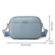 thumbnail image 5 of Bolsa bandolera de mujer Bolsa de hombro sólido de cuero de PU de moda para vacaciones (Azul) Likrtyny Para Estrenar, 5 of 8