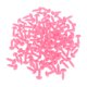 thumbnail image 5 of 100 piezas de plástico DIY artesanía Animal Triángulo títere perro muñeca marrón Rosado Sunnimix Nariz triangular de muñeca, 5 of 7